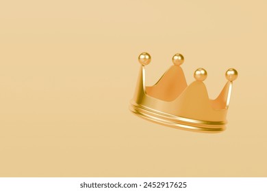 Icono corona real rey