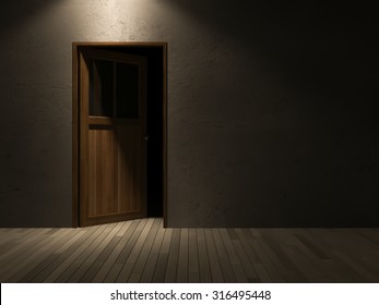 Scary Door Stock Illustrations Images Vectors Shutterstock