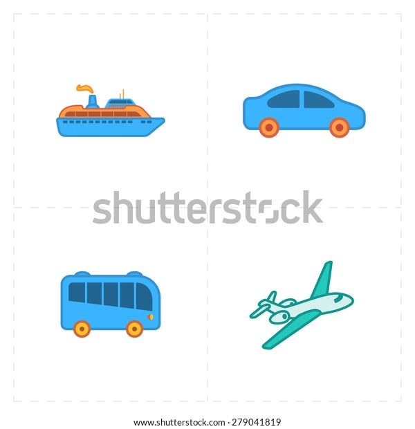 4 flat travel company\
icons