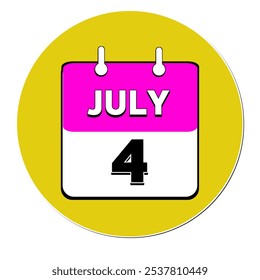 4 july calendar icon text monthly png page web design - Powered by Shutterstock