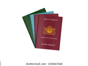 Myanmar Passport 302 Shutterstock   4 Passports Myanmar Passport Giving 260nw 1434467660 