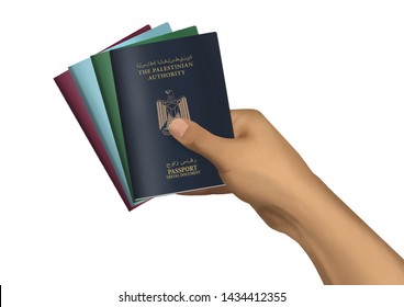 60 Palestine Passport Images Stock Photos Vectors Shutterstock   4 Passports Palestinian Passport Giving 260nw 1434412355 