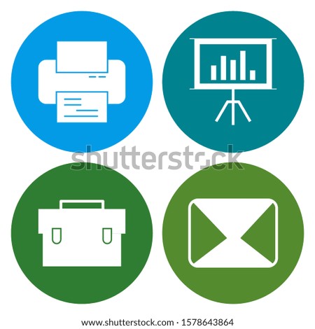 4 User interface Icon set for web and mobile applications