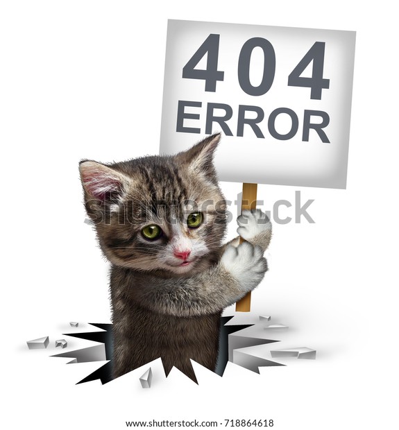 404 Error Page Not Found Concept Stock Illustration