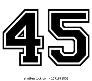 41 Classic Vintage Sport Jersey Uniform Stock Illustration 1391990999 ...