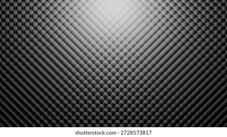 45 degree square leather patterned wall