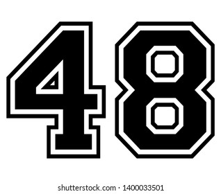 84 Classic Vintage Sport Jersey Uniform Stock Illustration 1397752166