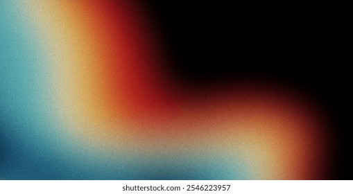 4K Beautiful color gradient background with noise. Abstract pastel holographic blurred grainy gradient banner background texture Colorful digital grain soft noise effect Nostalgia, vintage, retro - Powered by Shutterstock