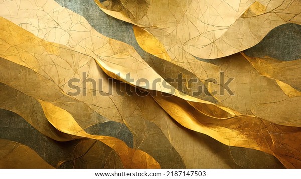 4K, gold texture, golden background, luxury backdrop, abstract design, 3D wallpaper, 3D illustration