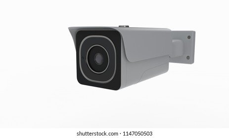 4K Securty Camera of background, 3d rendering