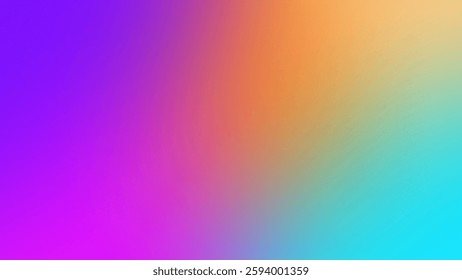 4K Vibrant Multicolor Gradient Background with Soft Blending