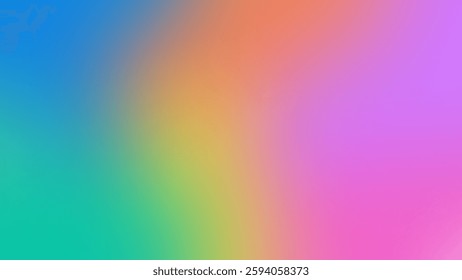 4K Vibrant Multicolor Gradient Background in Soft Abstract Style
