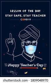 5 September Teacher's Day Concept. Dr. Sarvepalli Radhakrishnan