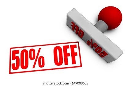 50 Off Discount Sale On Offer Stock Illustration 149008685 | Shutterstock