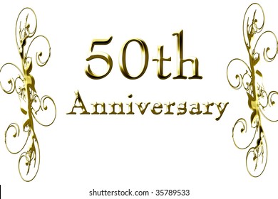 50th anniversary on a solid white background - Powered by Shutterstock