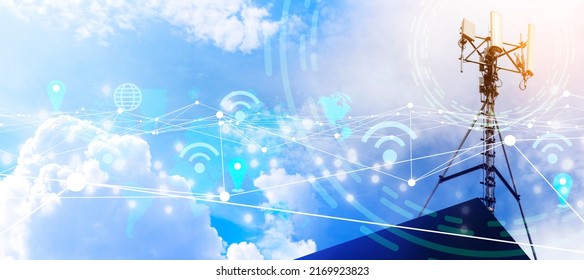 5G data synchronization is a new technology in communication.,The future of communication technology represents the location of data connections and the Internet in the cloud.