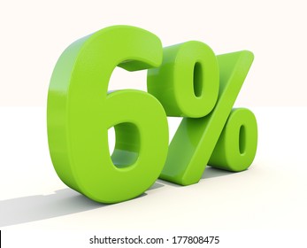 6 Percent Discount 3d Sign on White Background, Special Offer 6% Discount Tag, Sale Up to 6 Percent Off, Sale symbol, Special Offer Label, Sticker, Tag, Banner, Advertising, Badge, Emblem, Web Icon