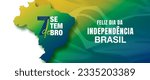 7 de setembro, independencia do brasil, (translation : 7 September, Independence Day of Brazil), Billboard, Poster, Social Media, Social Media template