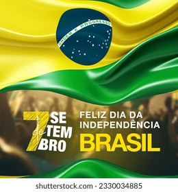 7 de setembro, independencia do brasil, (translation : 7 September, Independence Day of Brazil), Billboard, Poster, Social Media, Social Media template - Powered by Shutterstock