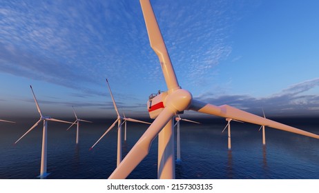 7680x4320 8k Ultra Hd Offshore Wind Stock Illustration 2157303135 ...