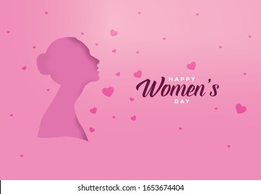 8th March, international women day banner
