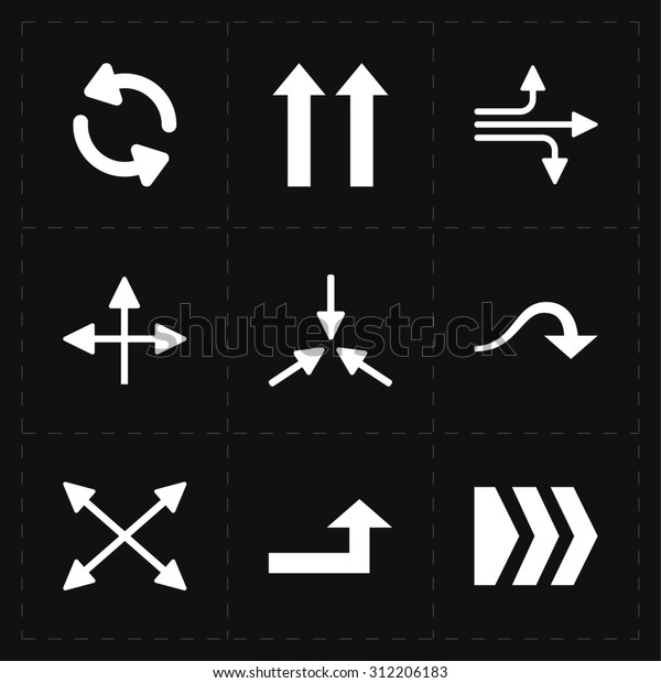 9 flat modern\
arrows
