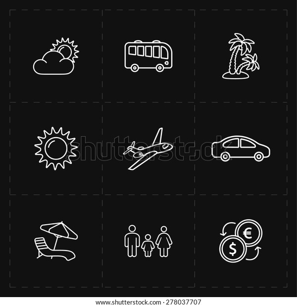 9 flat travel company\
icons