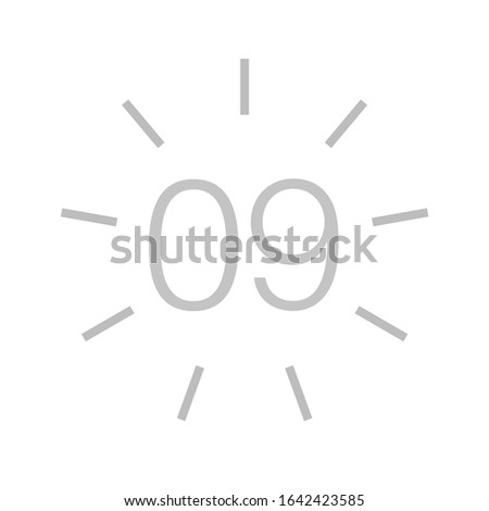 9 nine parameter flat design concept components. Modern infographics puzzle illustration banner, business diagram brochure.