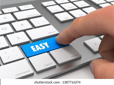 911 push button concept 3d illustration isolated