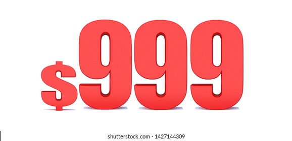 999 Dollar 999 Word On White Stock Illustration 1427144309 | Shutterstock