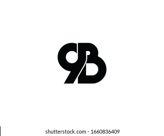 9b Original Monogram Logo Design Stock Illustration 1660836409 ...