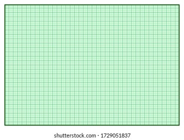 a3 size graph paper green line stock illustration 1729051837 shutterstock