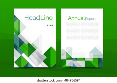 Minimal Business Brochure Cover Design Stock Vector (Royalty Free ...