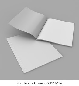 A4 Magazines Template 3d Rendering Stock Illustration 593116436 ...