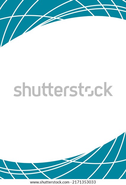 A4 Size Blue White Cover Background Stock Illustration 2171353033