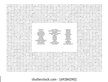 a4sized super difficult word search 39 stock illustration 1692842902 shutterstock