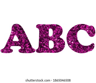 abc letters red logo glitter alphabet stock illustration 1843281541 shutterstock