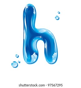 Abc Water Letter Small H Liquid Stock Illustration 97567295 | Shutterstock