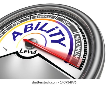 Training Level Conceptual Meter Indicate Maximum Stock Illustration ...