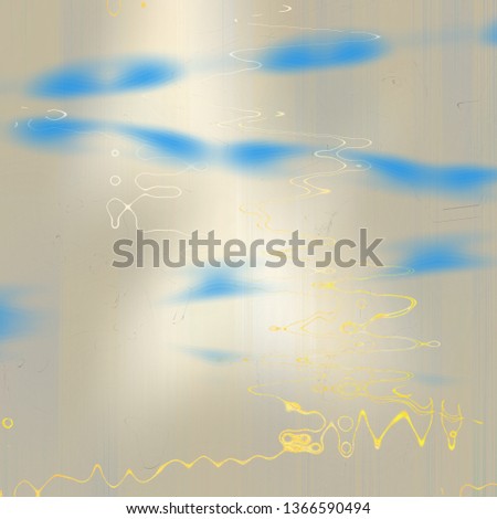 Abnormal abstract pattern and abnormal decor watercolor artwork.