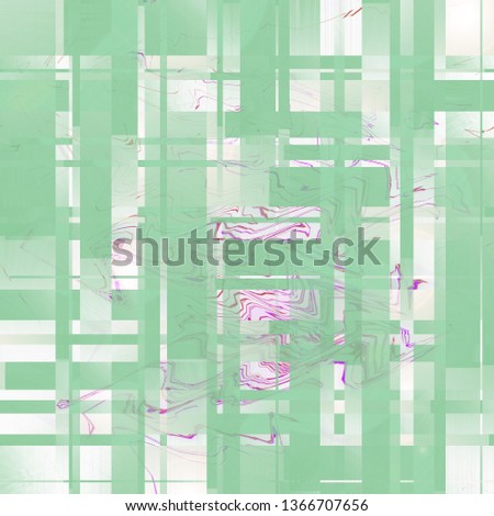 Abnormal abstract pattern and abnormal decor watercolor artwork.