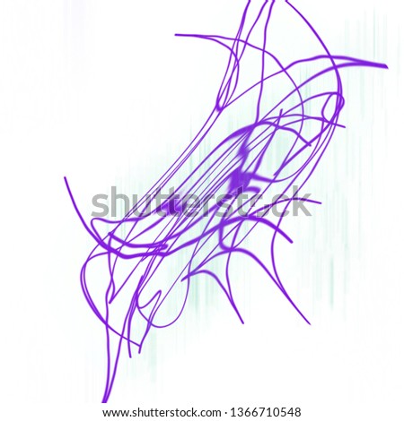 Abnormal abstract pattern and abnormal decor watercolor artwork.