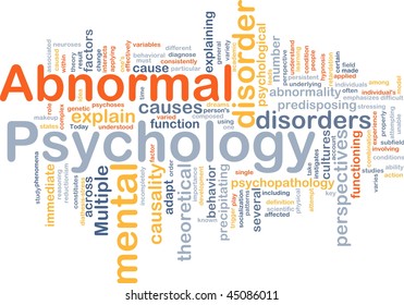 Abnormal Psychology Background Concept