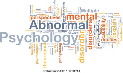 Abnormal Psychology Background Concept