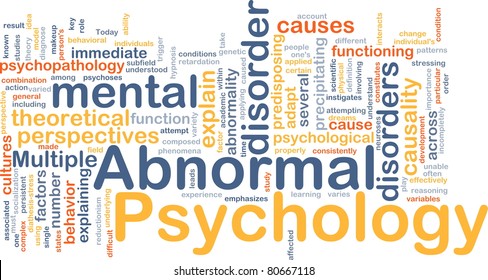 Abnormal Psychology Background Concept