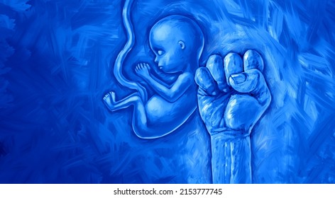 Abortion Laws And Fetus Rights Law And Reproductive Justice As A Legal Concept For Reproduction Rights As Legislation By Concerning Pro Life Or Choice With 3D Illustration Style.