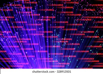 About fiber optic data can be transferred.