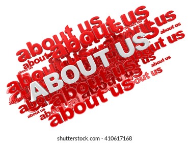 About us. Image with clipping path