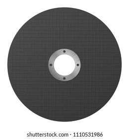 Abrasive Cut-off Wheel. 3D Illustration