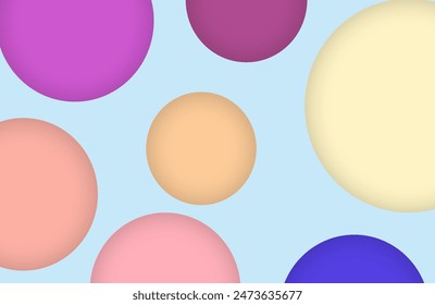 Abstrack balls inner shadow background